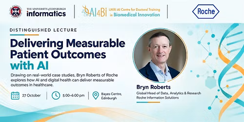 Distinguished Lecture: Delivering Measurable Patient Outcomes with AI