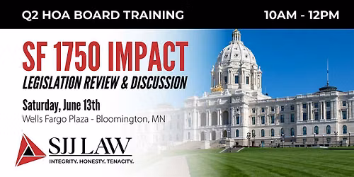 The Impact of Senate File 1750 on Homeowner Associations