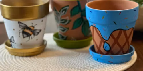Paint and Sip - Flower Pots!