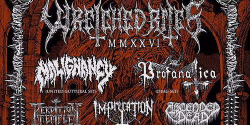 WRETCHED RITES MMXXVI - TWO DAY METALFEST @ HARLOW'S \/\/ SACRAMENTO \/\/ ALL AGES