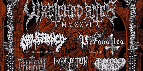 WRETCHED RITES MMXXVI - TWO DAY METALFEST @ HARLOW'S \/\/ SACRAMENTO \/\/ ALL AGES