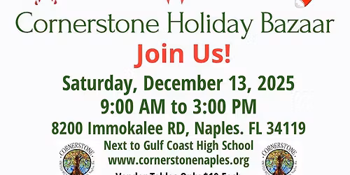 Cornerstone Holiday Bazaar