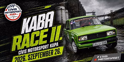 KABA RACE II. C\u00edvis Motorsport Kupa 5. Fordul\u00f3