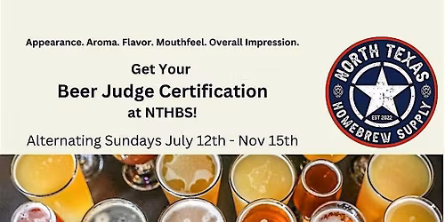 Beer Judge Certification Program (BJCP) Training Course