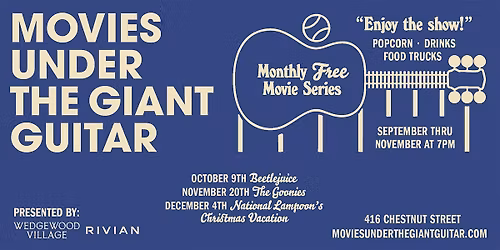 Movies Under the Giant Guitar Presents: THE GOONIES