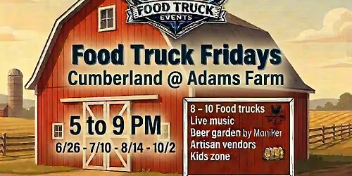 FOOD TRUCK FRIDAY - CUMBERLAND RI 