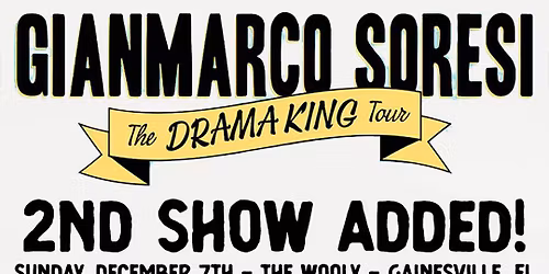 Gianmarco Soresi: Drama King at Knitting Factory Concert House Boise