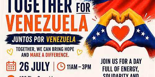 Together for Venezuela.