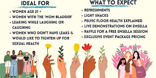 Sip, Learn & Laugh: A Women\u2019s Pelvic Health Event Featuring EMSELLA