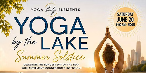 Yoga by the Lake Summer Solstice Chicago