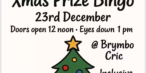 Christmas Prize Bingo