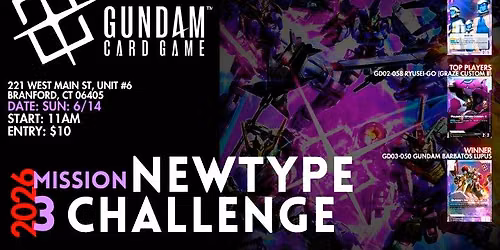 Gundam Newtype Challenge Mission 3 2026