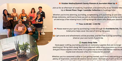 October Planner Meet-Up