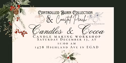 Candles & Cocoa- Candle Making Workshop