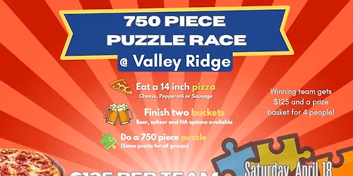 750 Piece Puzzle Race - Prize: $200 CASH and a prize basket of goodies for four \ud83c\udfc6\ud83e\udd11