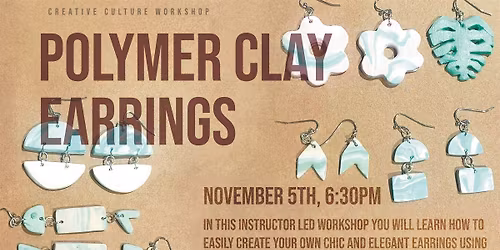 Polymer Clay Earrings | Creative Culture Westport