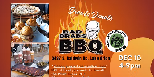 Bad Brad's BBQ Dine to Donate