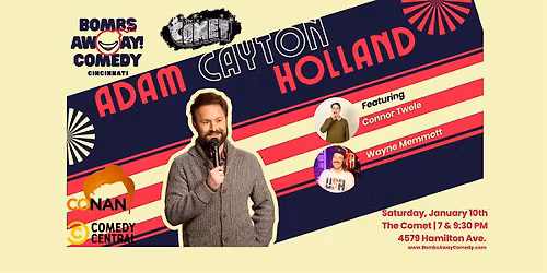 Comedy At The Comet | ADAM CAYTON-HOLLAND