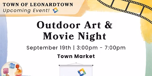 Outdoor Art & Movie Night