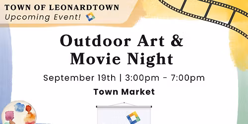 Outdoor Art & Movie Night