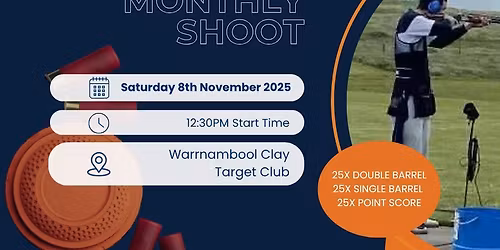 Warrnambool Clay Target Club - Monthly Shoot