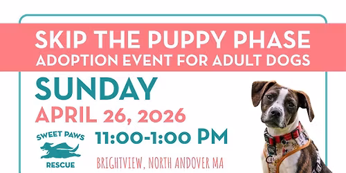 Skip The Puppy Phase: Adoption Event @ Brightview Senior Living