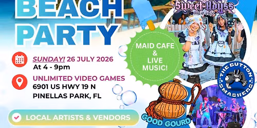 PIXEL BEACH PARTY at Unlimited Video Games