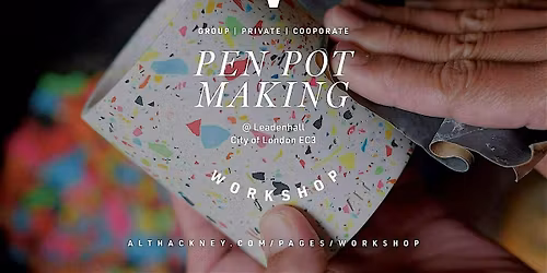 Eco Resin Terrazzo Pen Pot Making Workshop