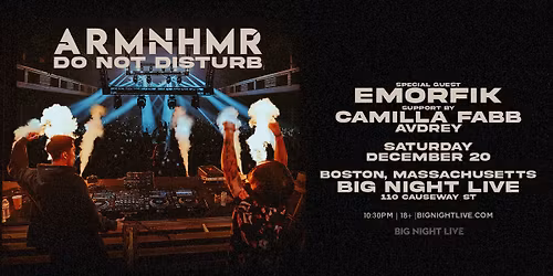 ARMNHMR 'DO NOT DISTURB' Tour ( 21+ )