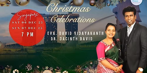 Christmas With David  and Jacinth Vijayakanth in SINGAPORE