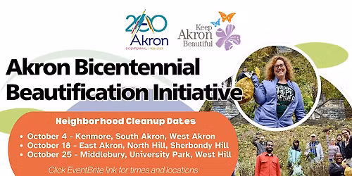 Beautification Initiative – Neighborhood Cleanup (East Akron)