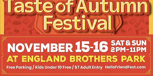 Taste of Autumn -  Massive Asian Street Food and Music Fest