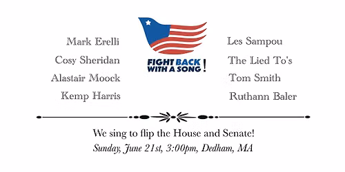 Fight Back with a Song! - a concert to flip the House and Senate