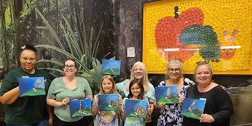 Brushstrokes Painting Class @ Butterfly Wonderland