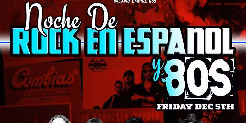 Noche de Rock y 80s, Mana vs Rock en Espa\u00f1ol night!