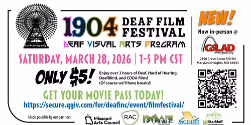 1904 Deaf Film Festival (In-person)