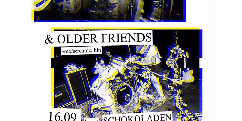 CONCRETE VEHICLES (exp post-punk\/-hc, can) + OLDER FRIENDS (emo\/screamo, bln)
