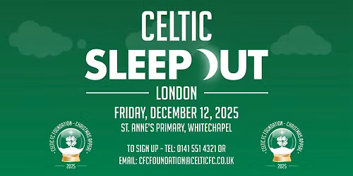 Celtic Sleep Out, London 2025