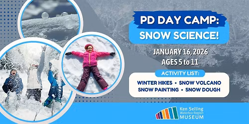 PD Day Camp: Snow Science - Ken Seiling Waterloo Region Museum