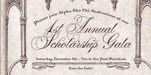1st Annual Andronicus Scholarship Gala