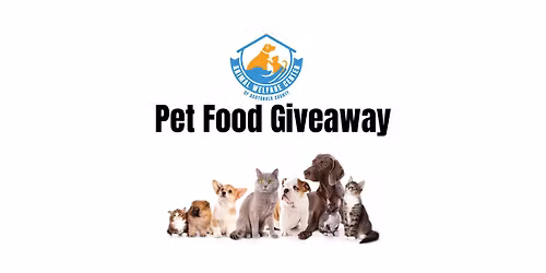 Animal Welfare Center Monthly Pet Food Giveaway