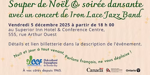 Souper de No\u00ebl et soir\u00e9e dansante