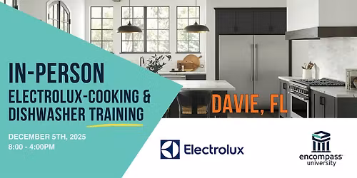 Electrolux Cooking and Dishwasher Training