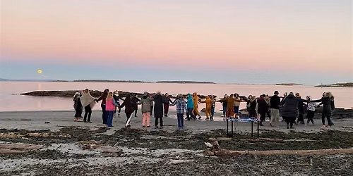 Full  STURGEON MOON Circle & Beach-dance