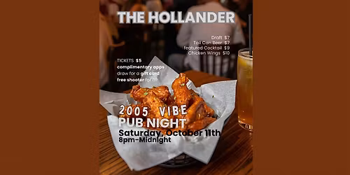 2005 Vibe Pub Night @ The Hollander