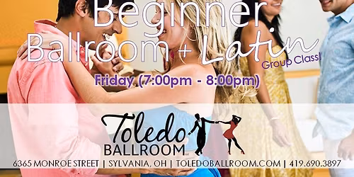 BEGINNER Ballroom + Latin Group Class!