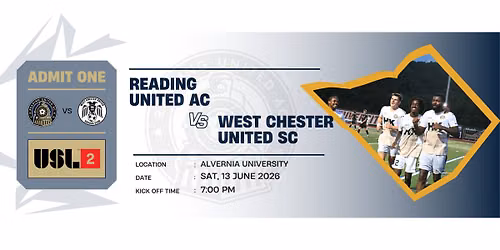 Reading United AC vs. West Chester United SC | USL2 Soccer