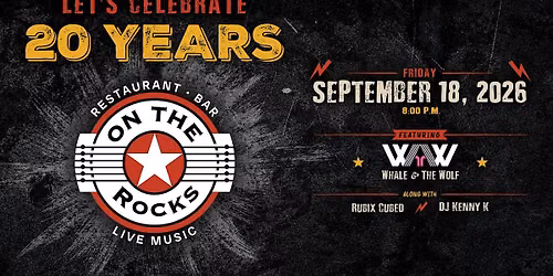 20 YEARS OF ON THE ROCKS - LET'S CELEBRATE