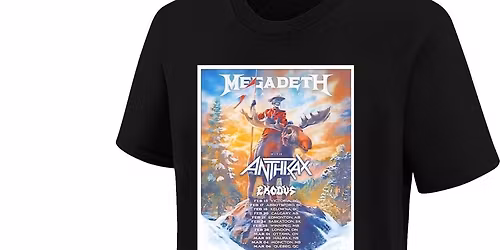 Megadeth Anthrax & Exodus