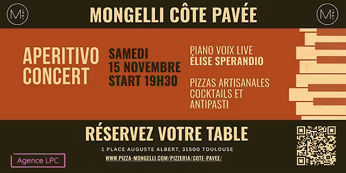 Aperitivo concert - Pizzeria  Mongelli C\u00f4te Pav\u00e9e